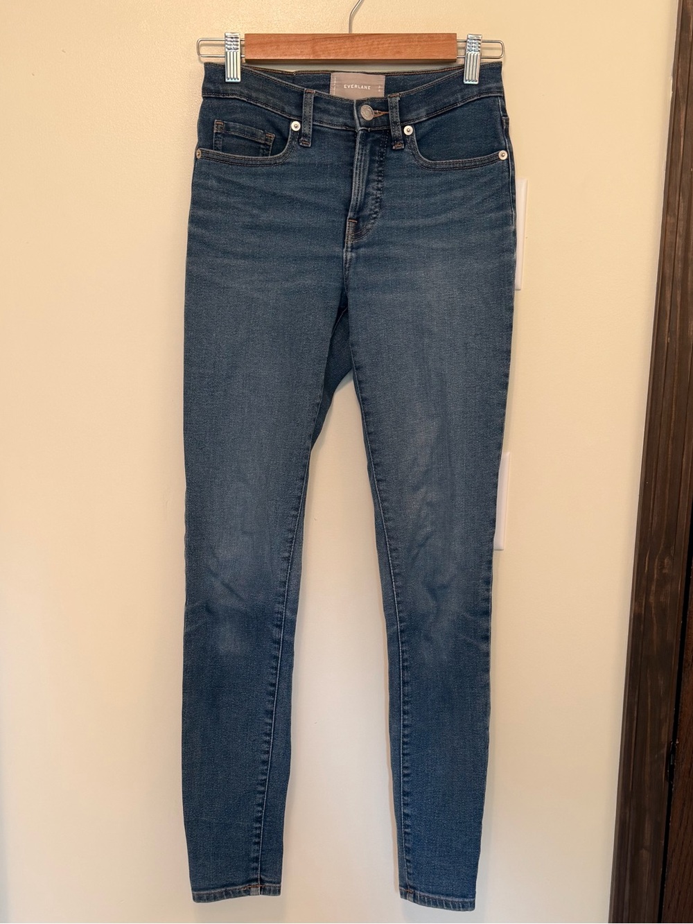Everlane Mid Rise Women’s Dark Blue Skinny Jeans
